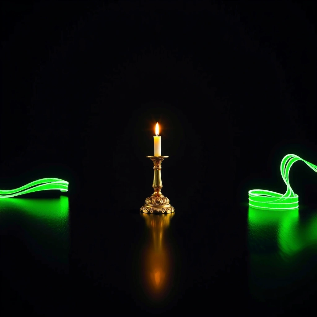 Candlestick chart visualization